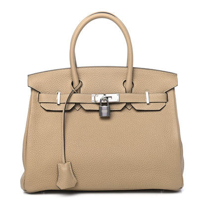 Hermes Taurillon Clemence Birkin 30 Trench 1 of 8