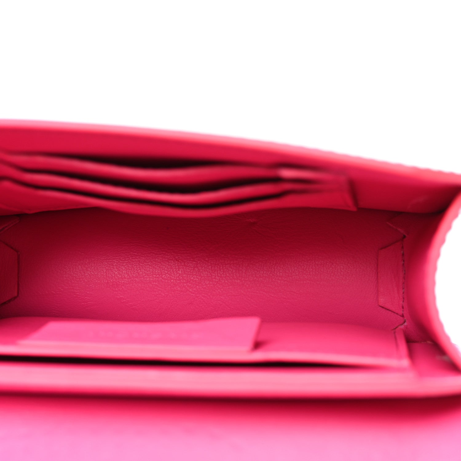 Givenchy Calfskin Bow Cut Chain Wallet Fuchsia 5 of 10