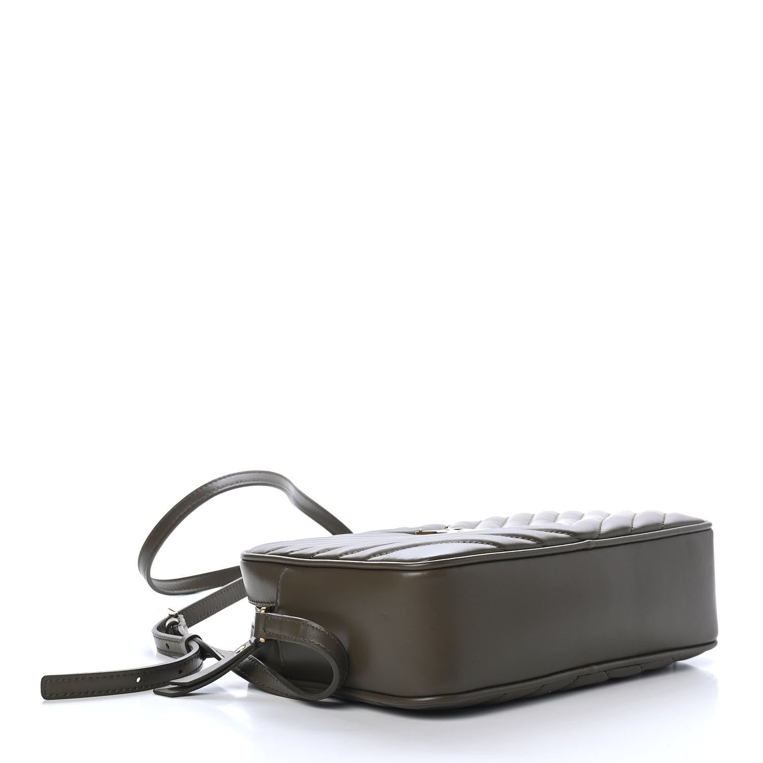 Saint Laurent Calfskin Matelasse Monogram Lou Camera Bag Seaweed 3 of 4