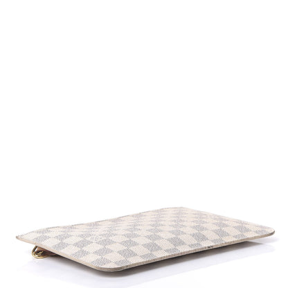 Louis Vuitton Damier Azur Neverfull MM GM Pochette 3 of 10