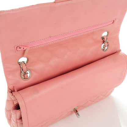 Chanel Lambskin Quilted Medium Double Flap Light Pink 9 of 11