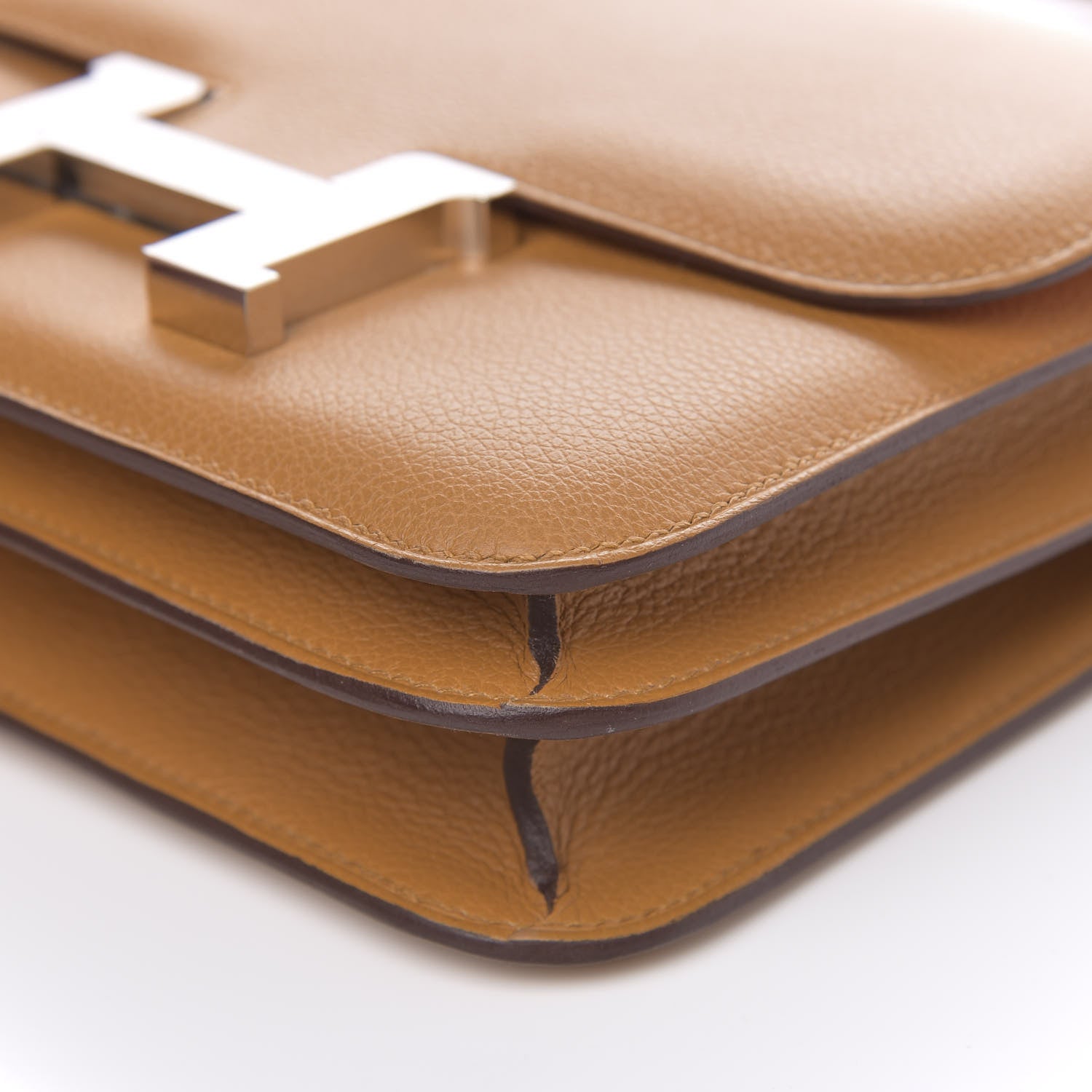 Hermes Evercolor Horseshoe Constance 18 Caramel Rose D'Ete 9 of 10