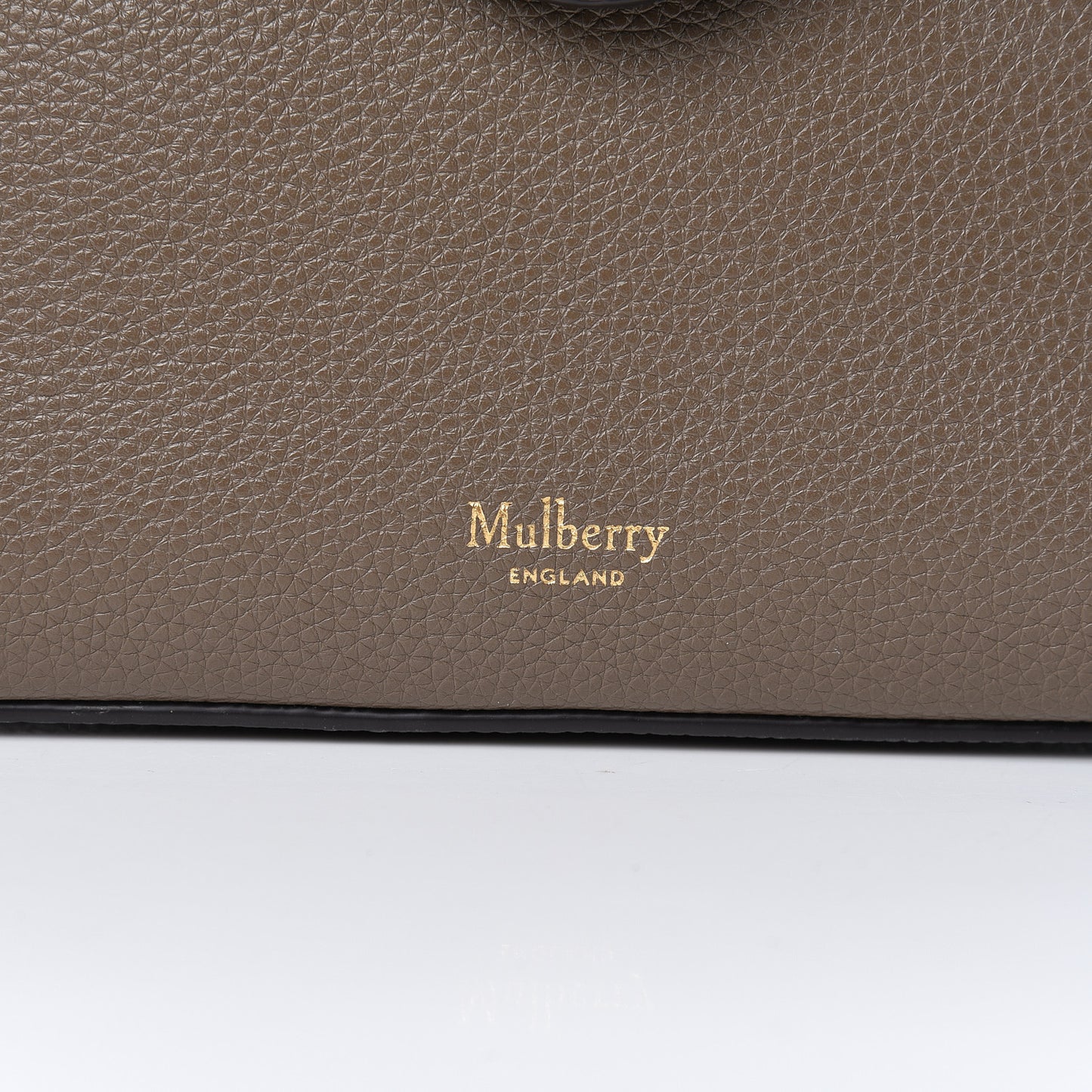 Small Classic Grain Calfskin Mini Seaton Clay