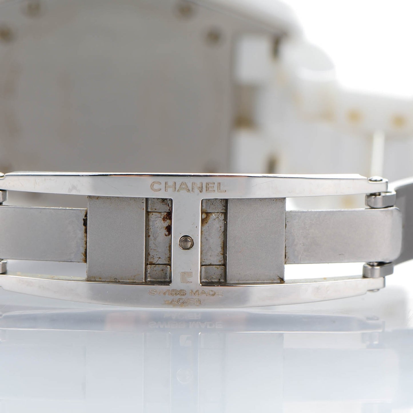 Stainless Steel Ceramic 33mm J12 Quartz Watch White