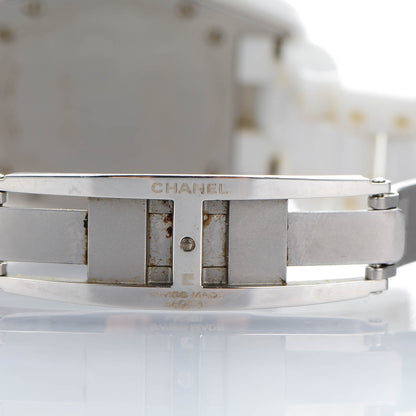 Chanel Stainless Steel Ceramic 33mm J12 Quartz Watch White 6 of 6
