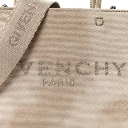Givenchy Canvas Tie And Dye Mini Bond Shopper Tote Dusty Gold 8 of 10
