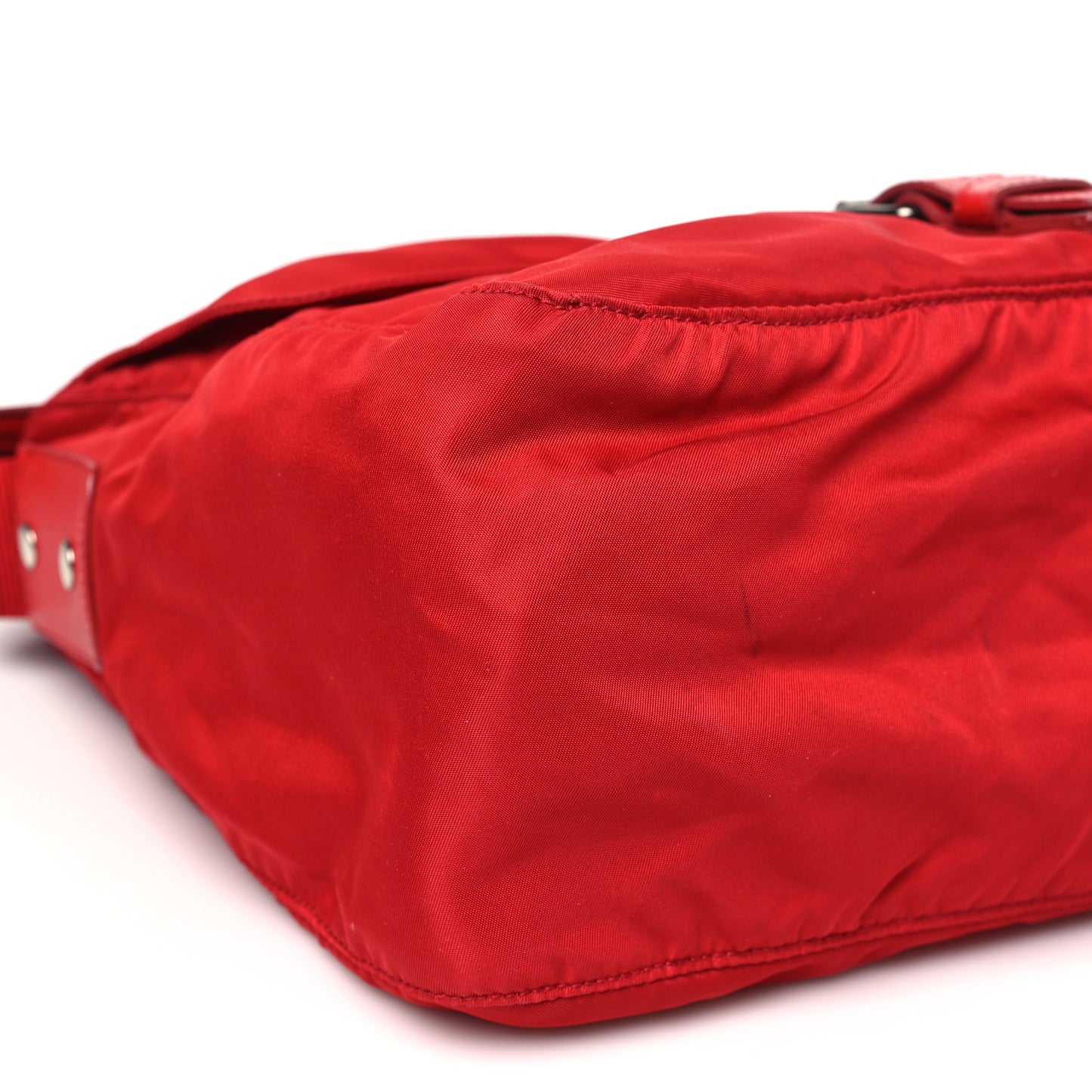 Nylon Vela Sport Messenger Bag Rosso