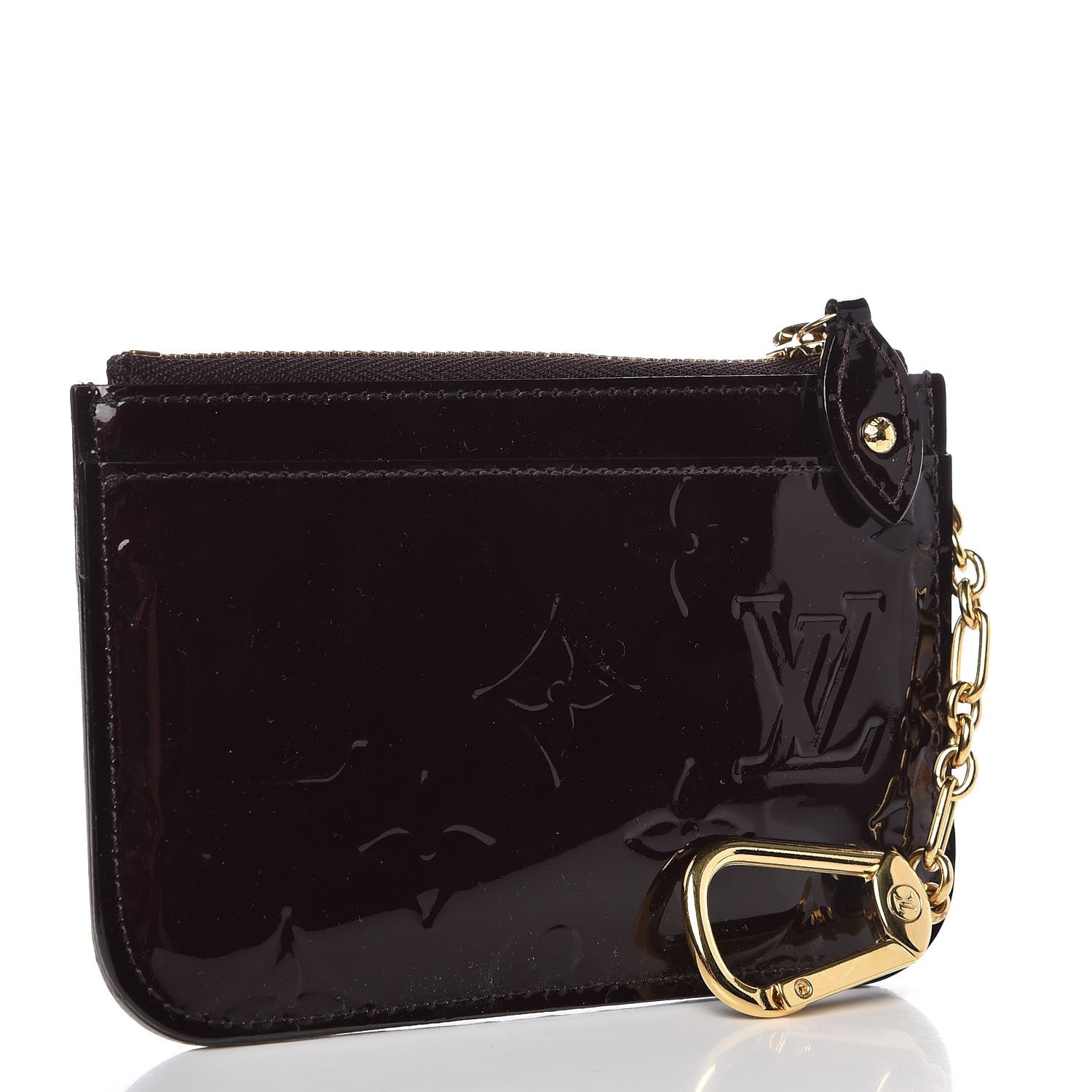 Louis Vuitton Vernis Key Pouch Amarante 3 of 7