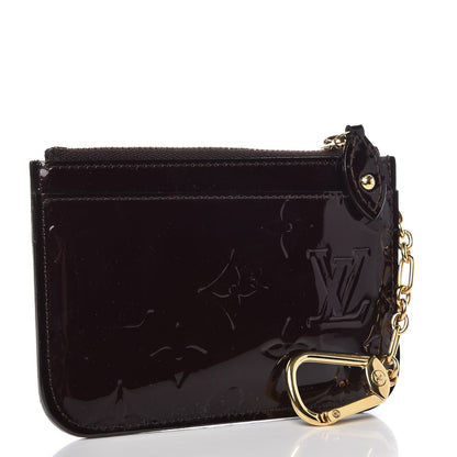 Louis Vuitton Vernis Key Pouch Amarante 3 of 7