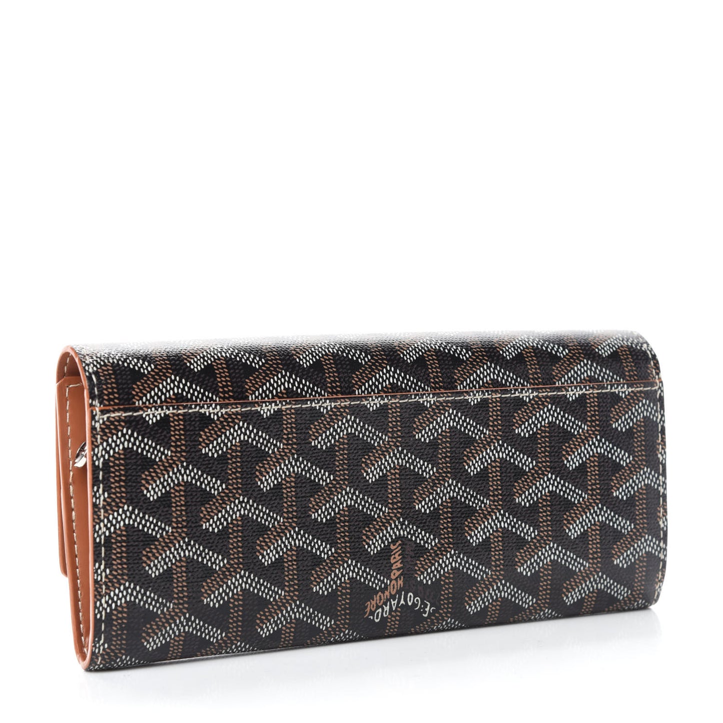 Goyardine Varenne Long Wallet Black Gold