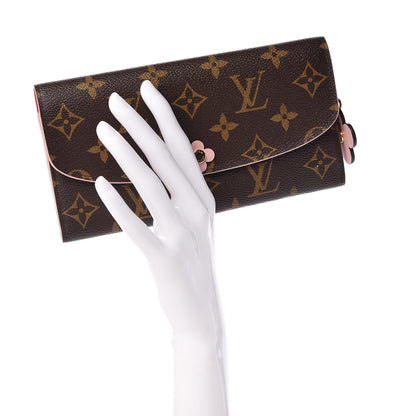 Louis Vuitton Monogram Bloom Flower Emilie Wallet 2 of 10