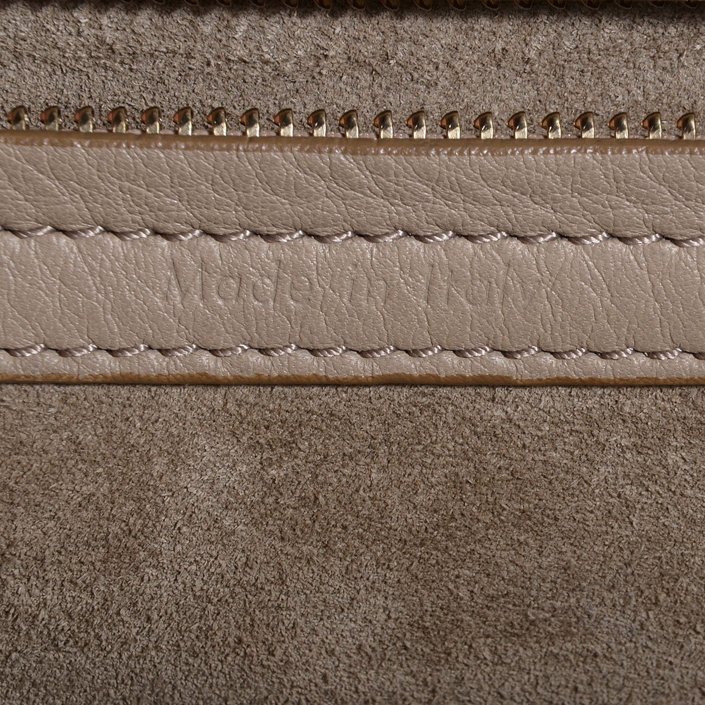 Supple Calfskin Medium Phantom Luggage Beige