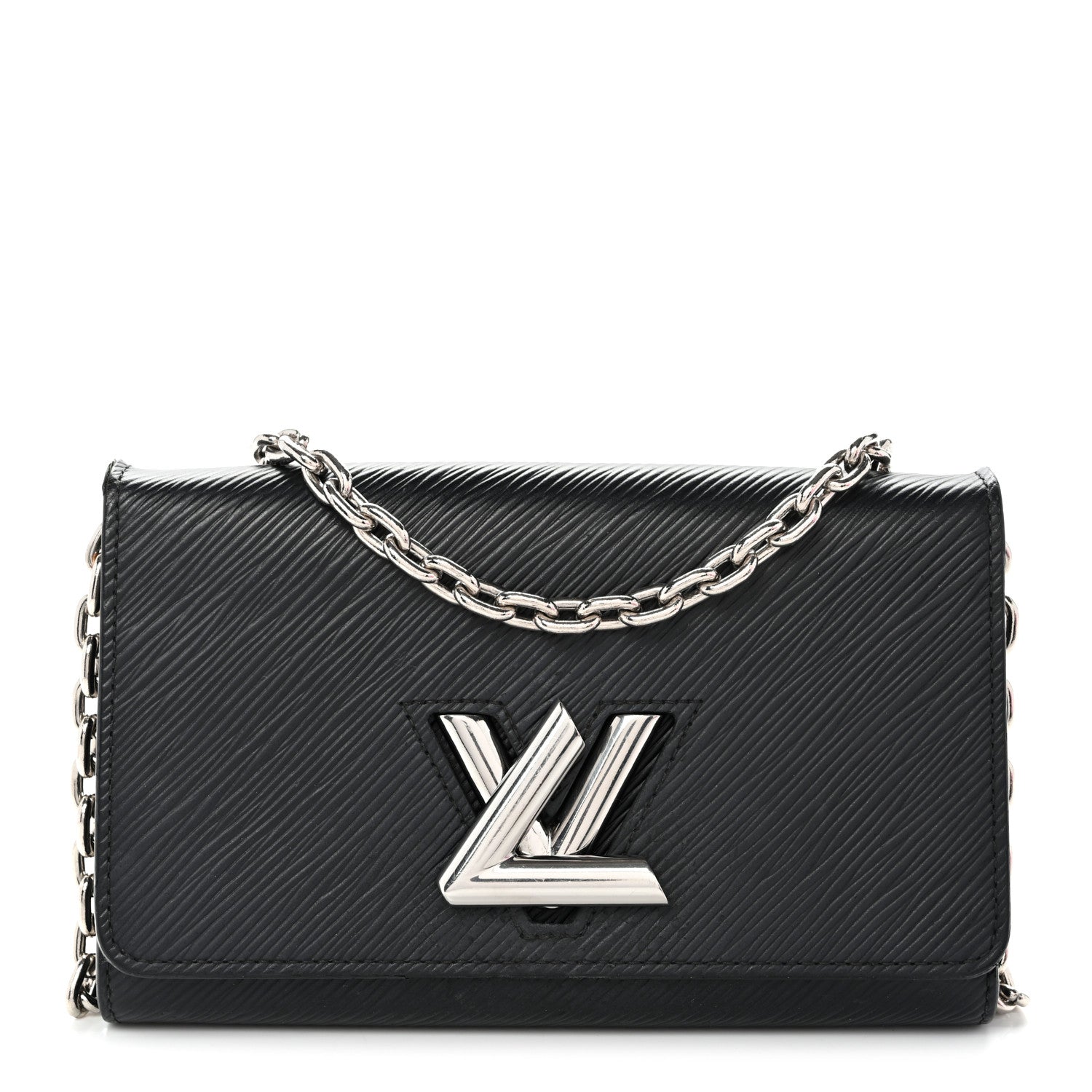 Louis Vuitton Epi Twist Chain Wallet Black 1 of 10