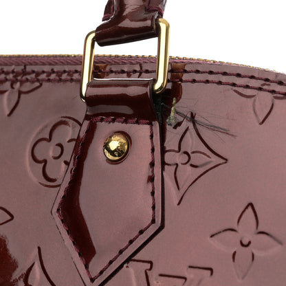 Louis Vuitton Vernis Alma MM Rouge Fauviste 11 of 11