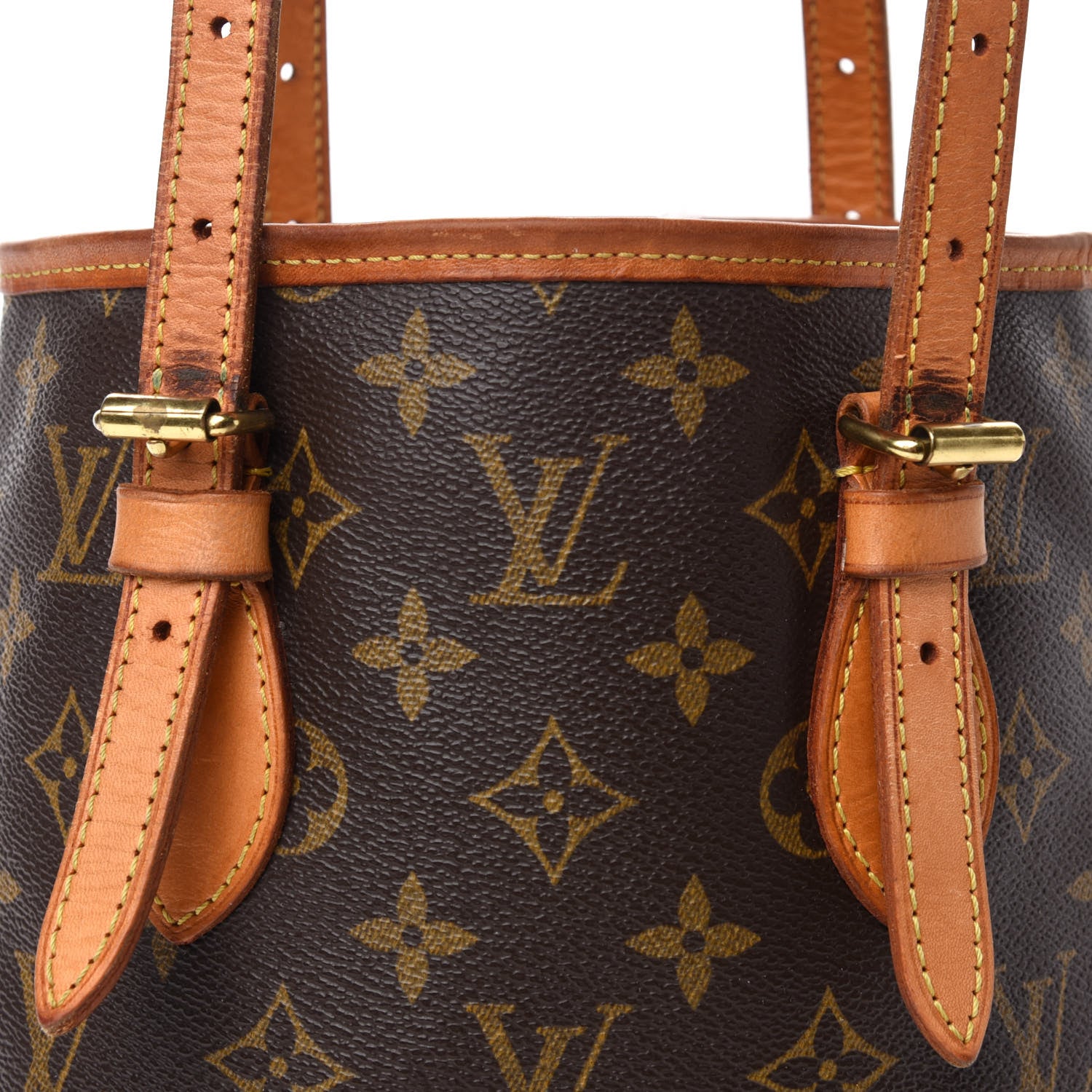 Louis Vuitton Monogram Petit Bucket 23 8 of 20