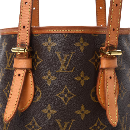 Louis Vuitton Monogram Petit Bucket 23 8 of 20