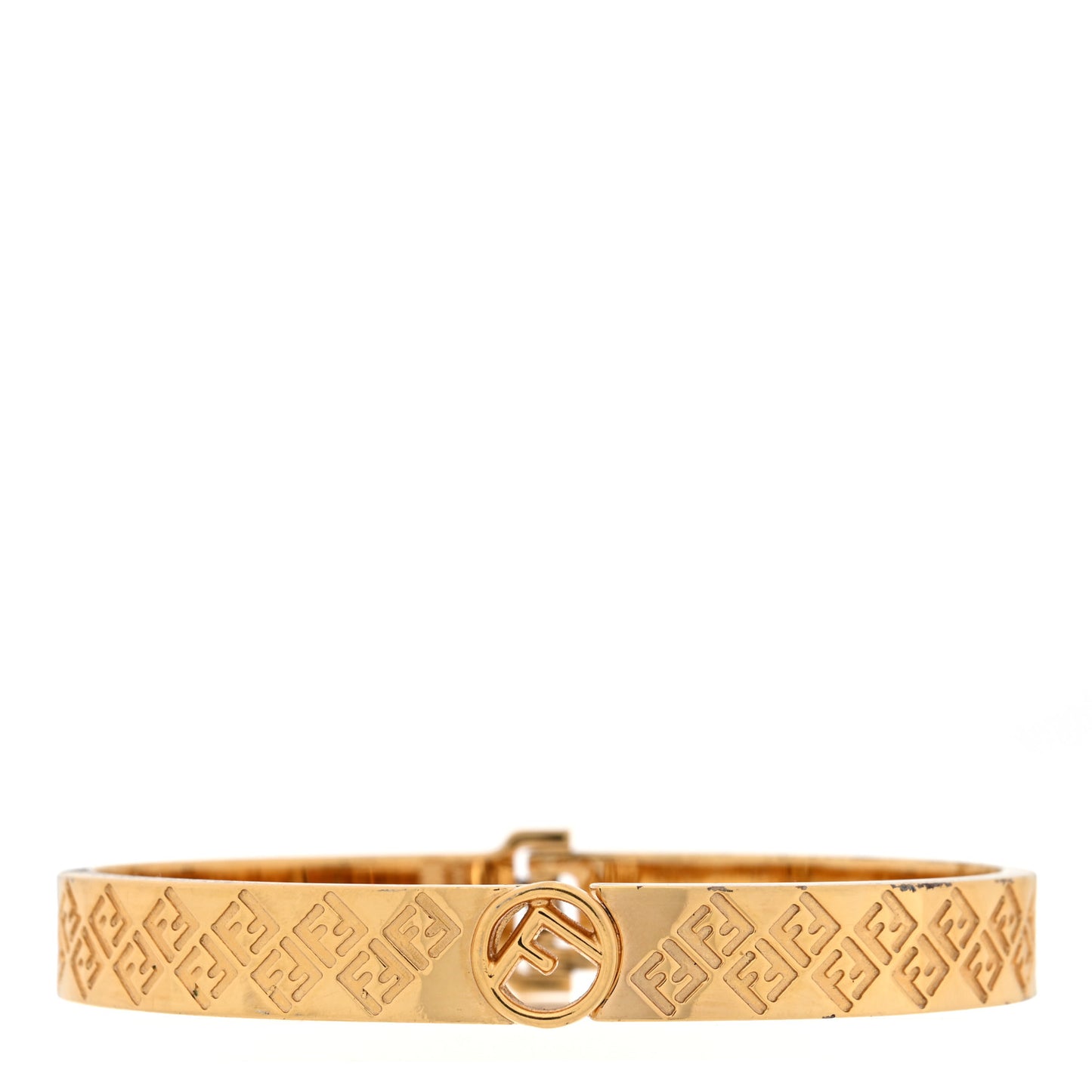 Brass Steel FF Bracelet Gold