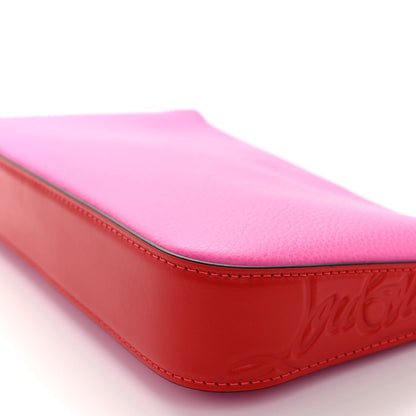 Christian Louboutin Calfskin Empire Loubila Pouch on Chain Bolerose Loubi 9 of 10