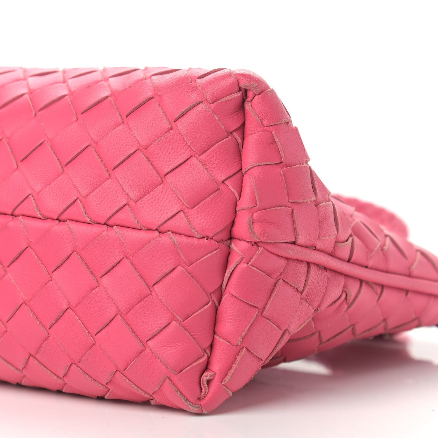 Bottega Veneta Nappa Intrecciato Mini Shoulder Bag Antique Pink 10 of 10