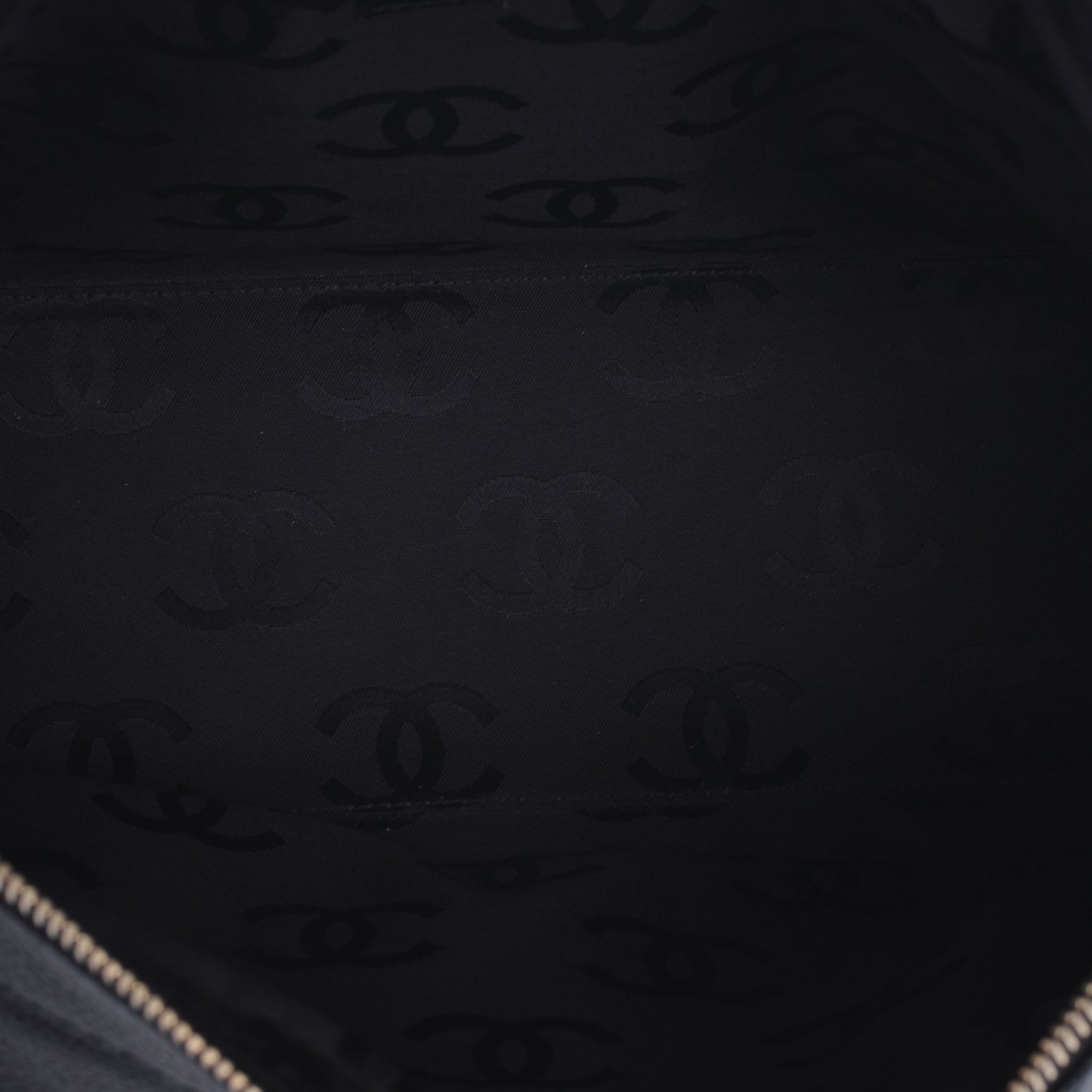 Caviar CC Wood Chain Hobo Black