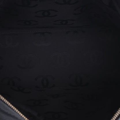 Chanel Caviar CC Wood Chain Hobo Black 5 of 7