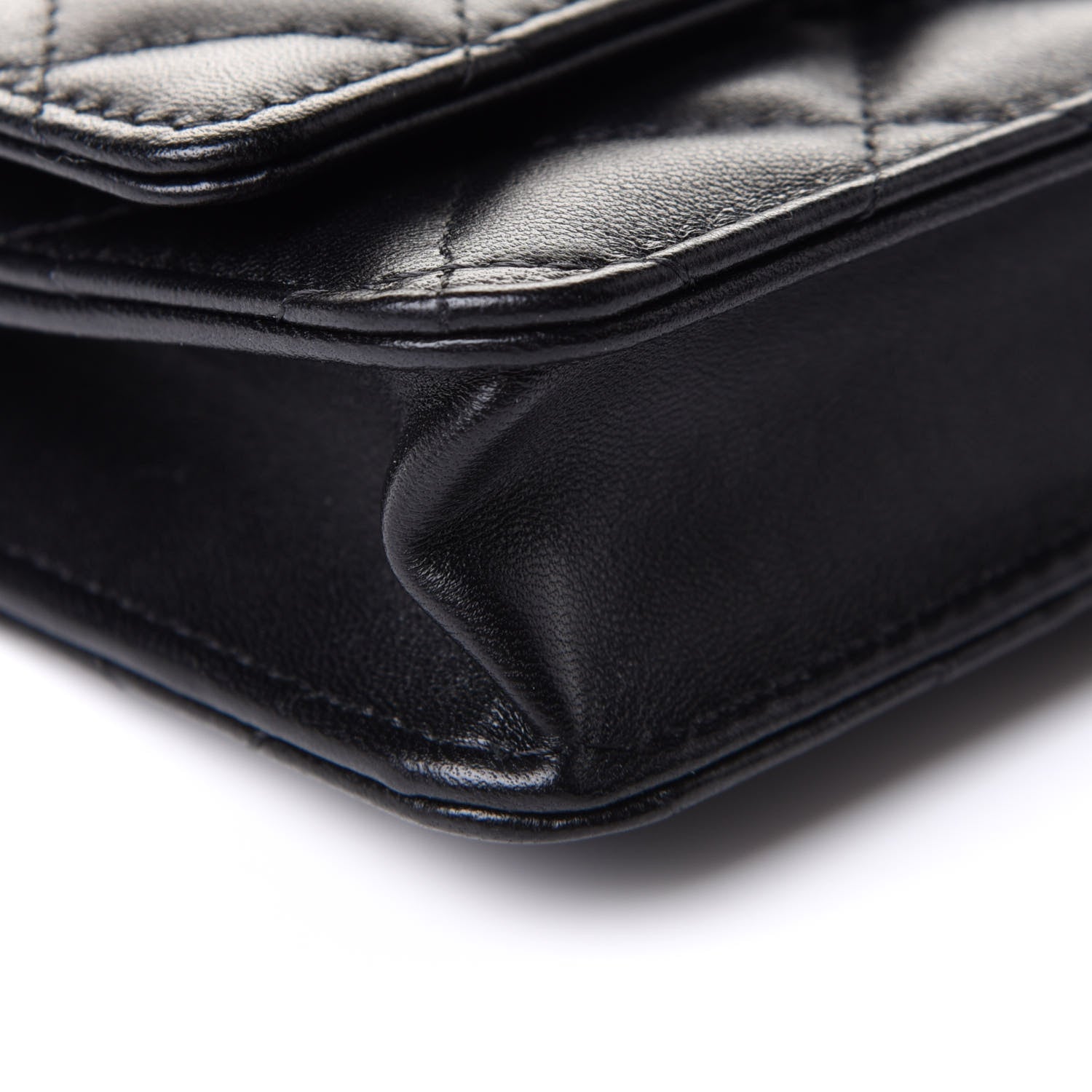 Chanel Lambskin Quilted CC Hook Card Holder So Black 9 of 12