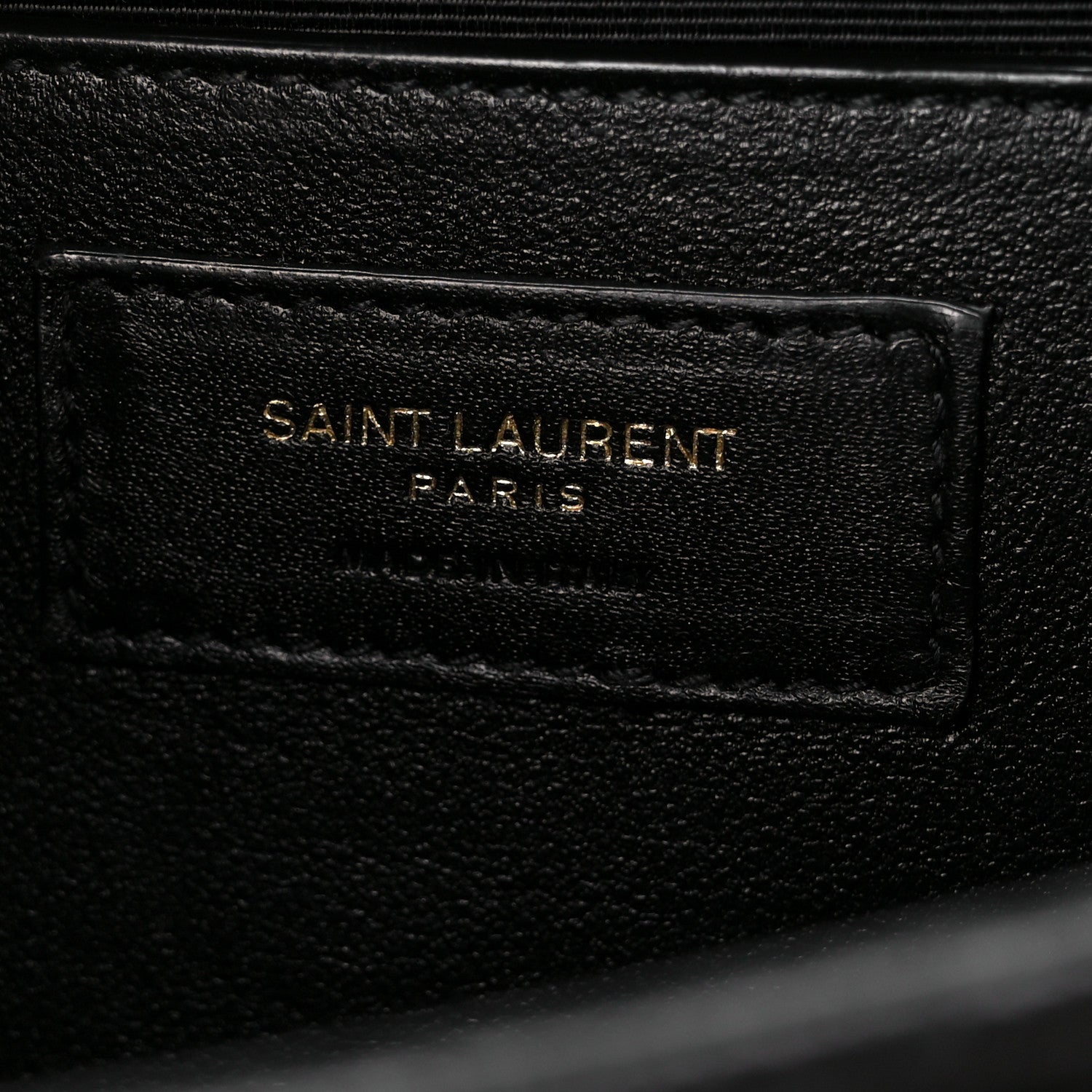 Saint Laurent Grain De Poudre Textured Mixed Matelasse Triquilt Medium Monogram Satchel Black 7 of 12