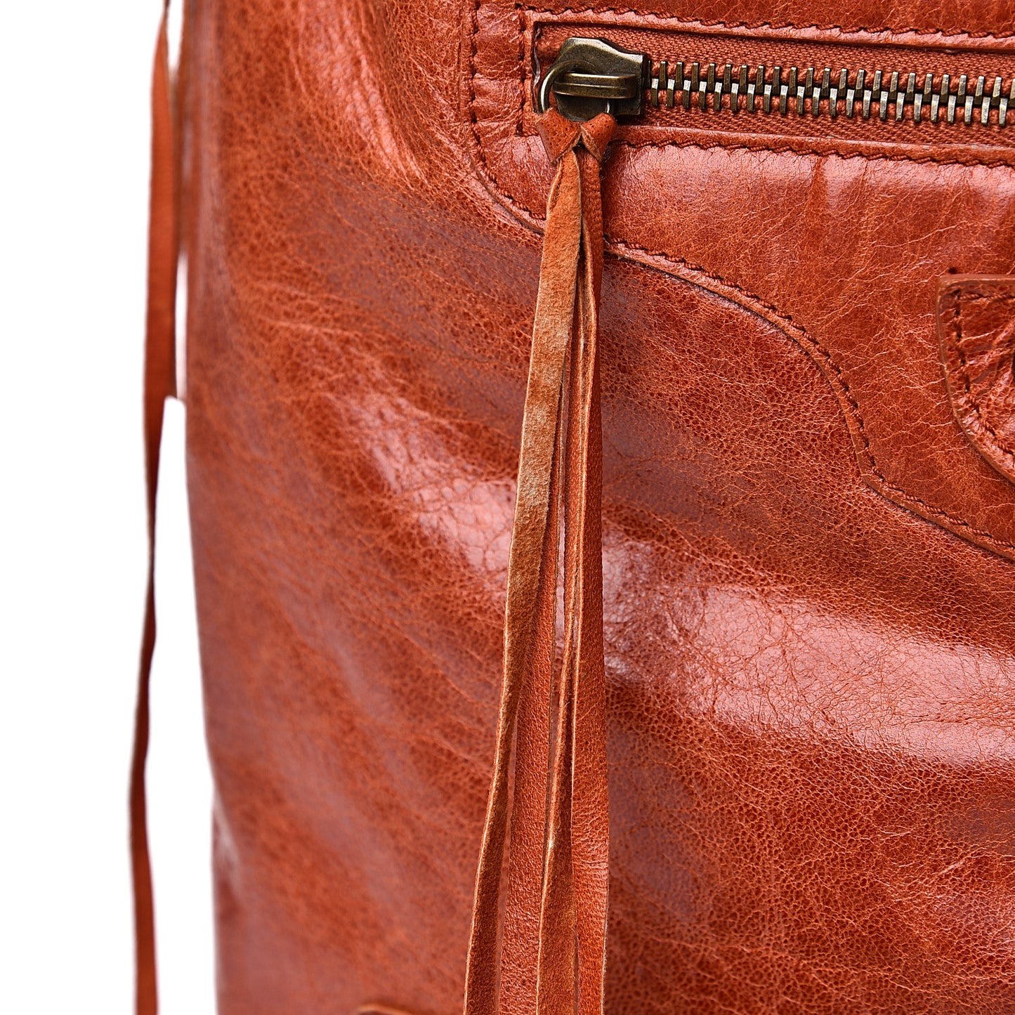 Agneau Classic Hardware Day Hobo Rouille
