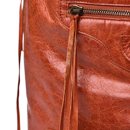 Balenciaga Agneau Classic Hardware Day Hobo Rouille 14 of 17