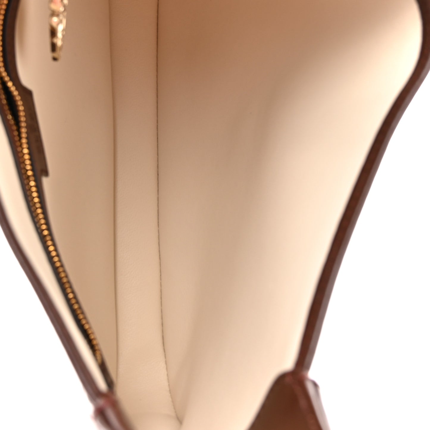 Ancora Calfskin Small Jackie Shoulder Bag Sweet Chestnut