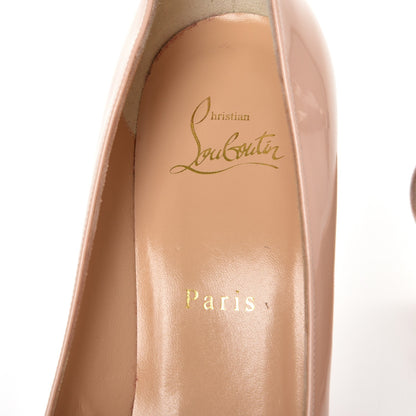 Christian Louboutin Patent Pigalle 100 Pumps 39 Poudre 7 of 8