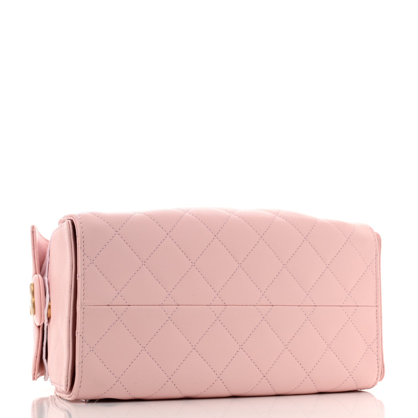 Caviar Quilted Small Chanel 25 Handbag Light Pink