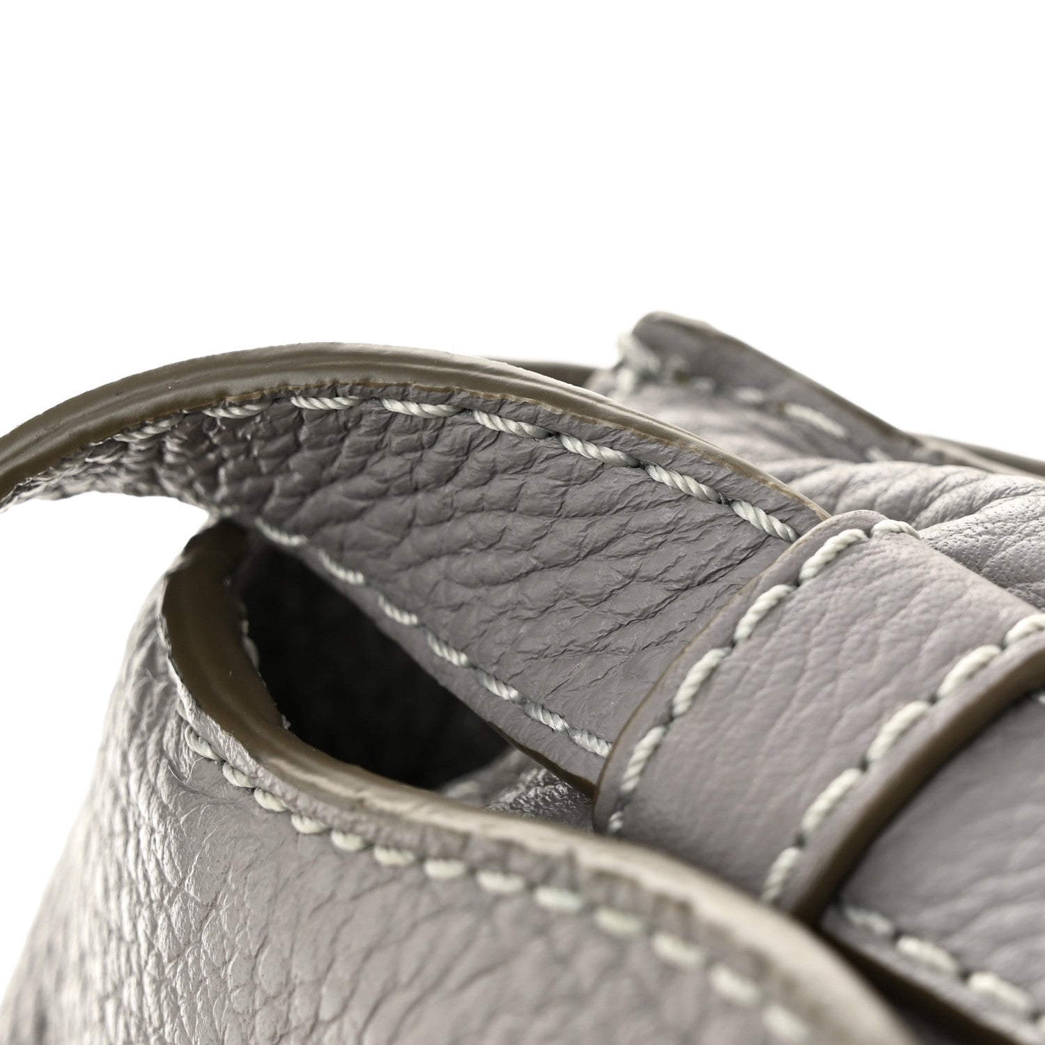 Chloe Calfskin Mini Marcie Round Crossbody Bag Cashmere Grey 11 of 12
