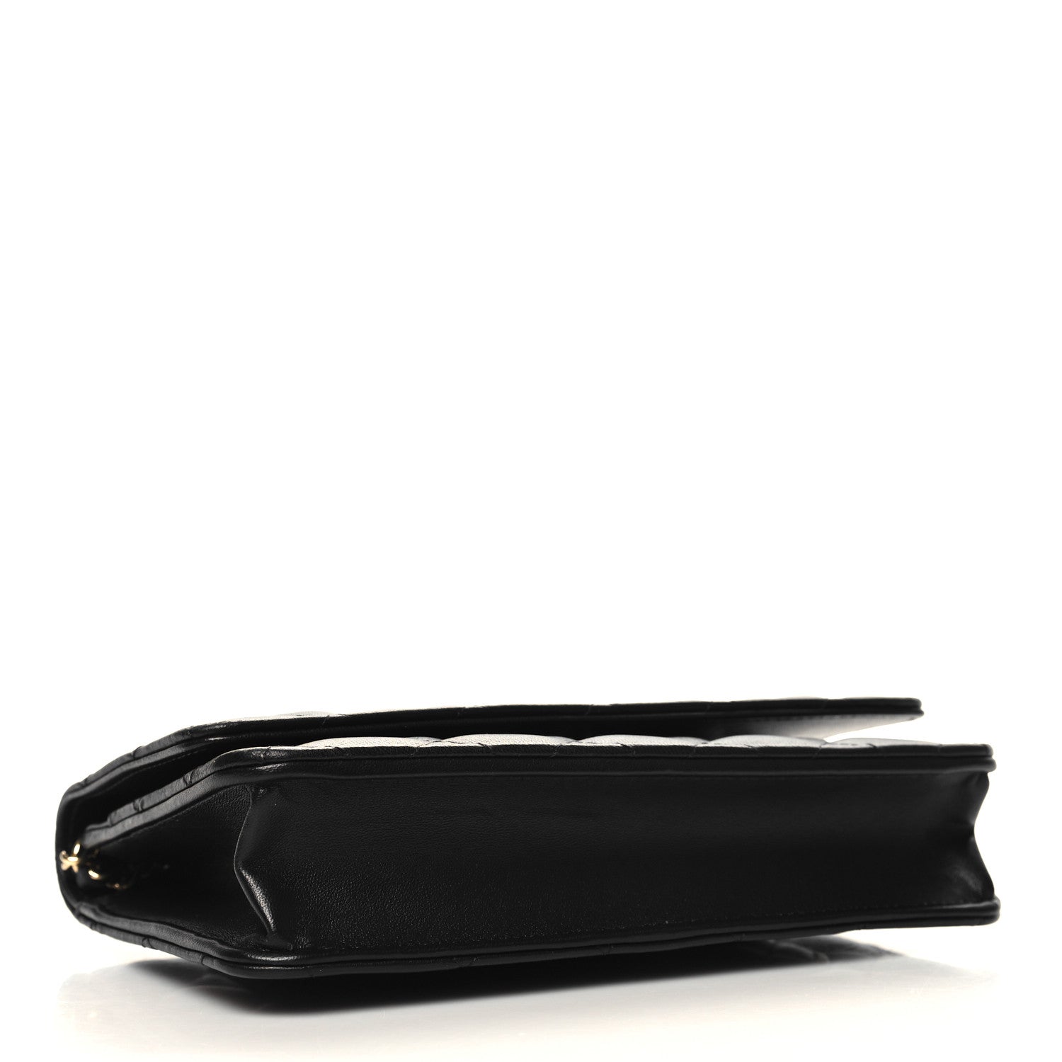 Chanel Lambskin Quilted Wallet On Chain WOC Black 4 of 11