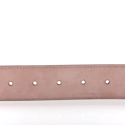 Gucci Moon Calfskin Interlocking G 37mm Belt 80 32 Glossy Pink 4 of 6