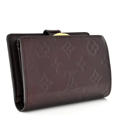 Louis Vuitton Vernis French Purse Wallet Amarante 3 of 9