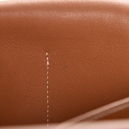 Hermes Taurillon Clemence Halzan 31 Gold 8 of 8