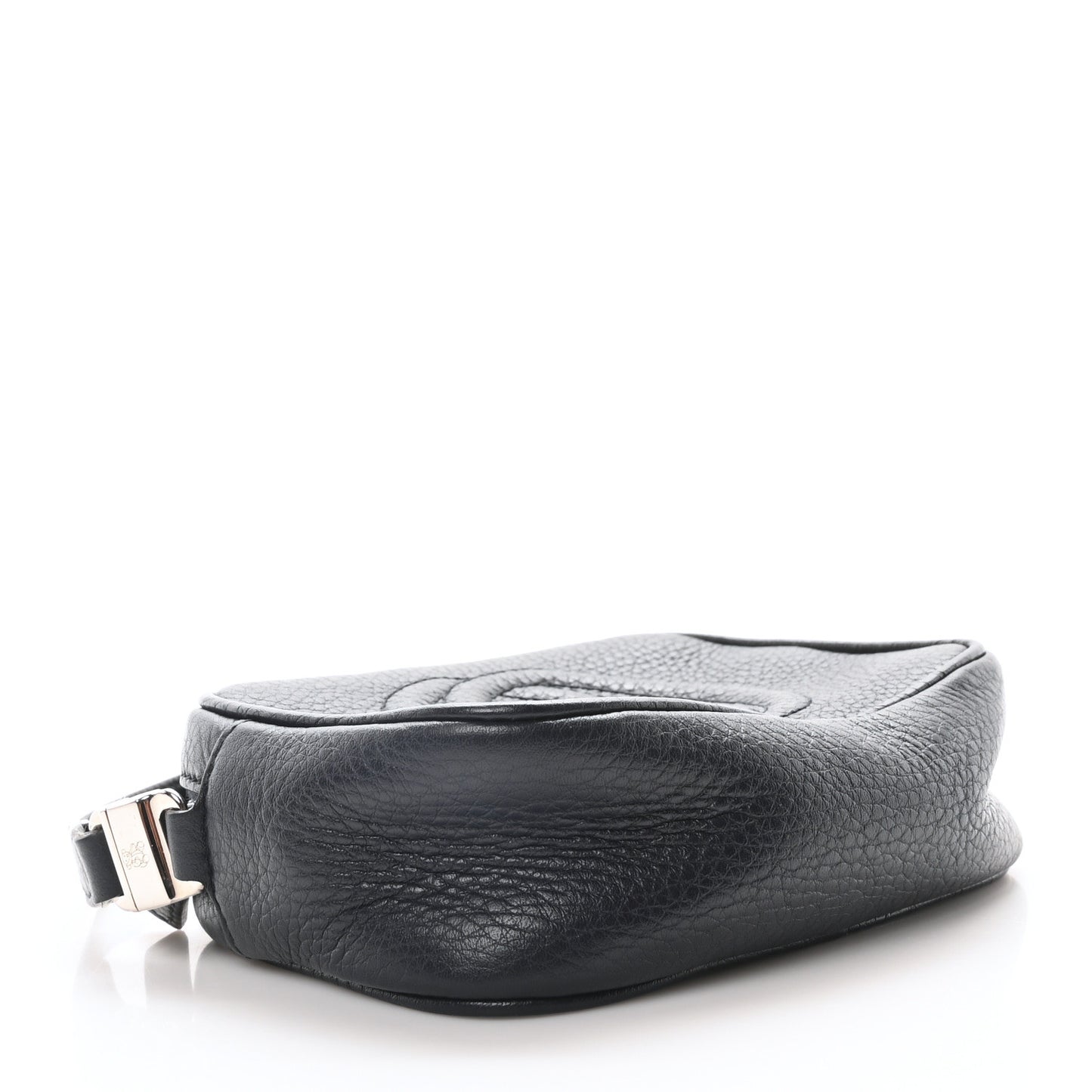 Pebbled Calfskin Children's Mini Soho Disco Messenger Bag Blue