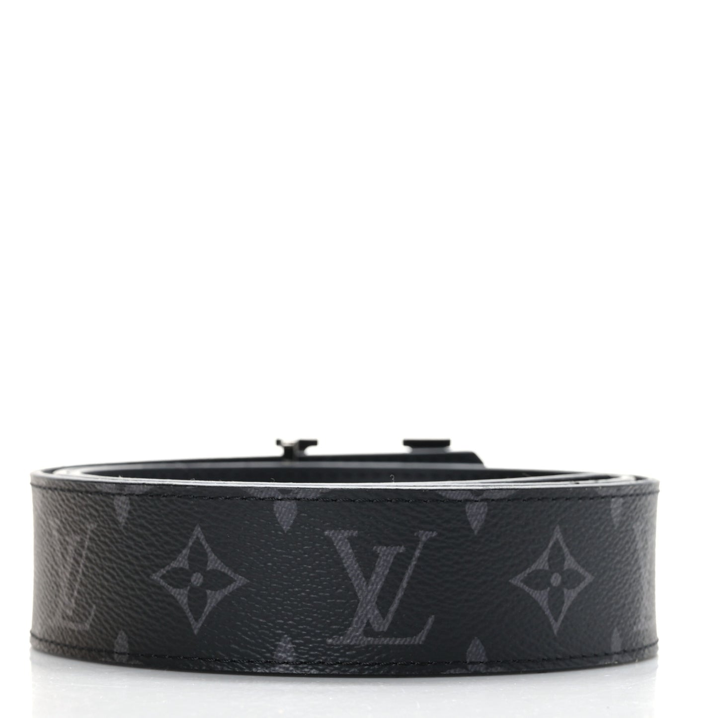 Monogram Eclipse Taigarama 40mm LV Initiales Reversible Belt 100 40 Black