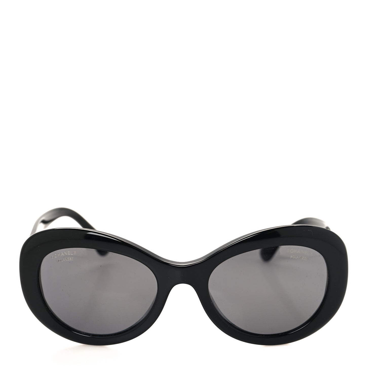 Acetate Polarized Oval CC Sunglasses 5469-B-A