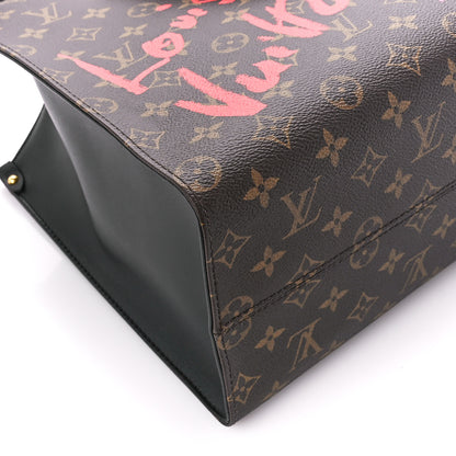 Louis Vuitton Monogram Fall In Love Onthego MM 9 of 15