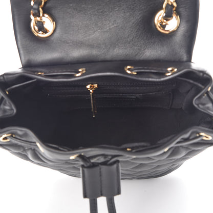 Chanel Calfskin Quilted Mini Urban Spirit Backpack Black 7 of 10
