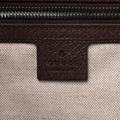 Gucci GG Supreme Monogram Web Ophidia Half Moon Hobo Brown 6 of 10