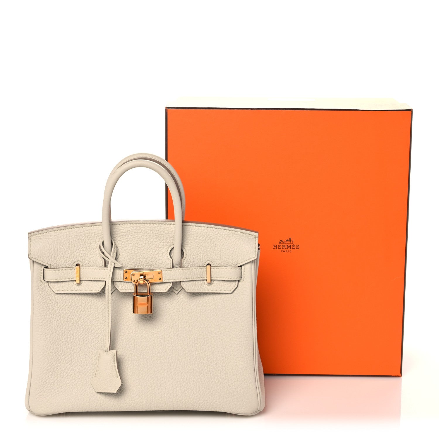 Hermes Togo Birkin 25 Craie 35 of 35