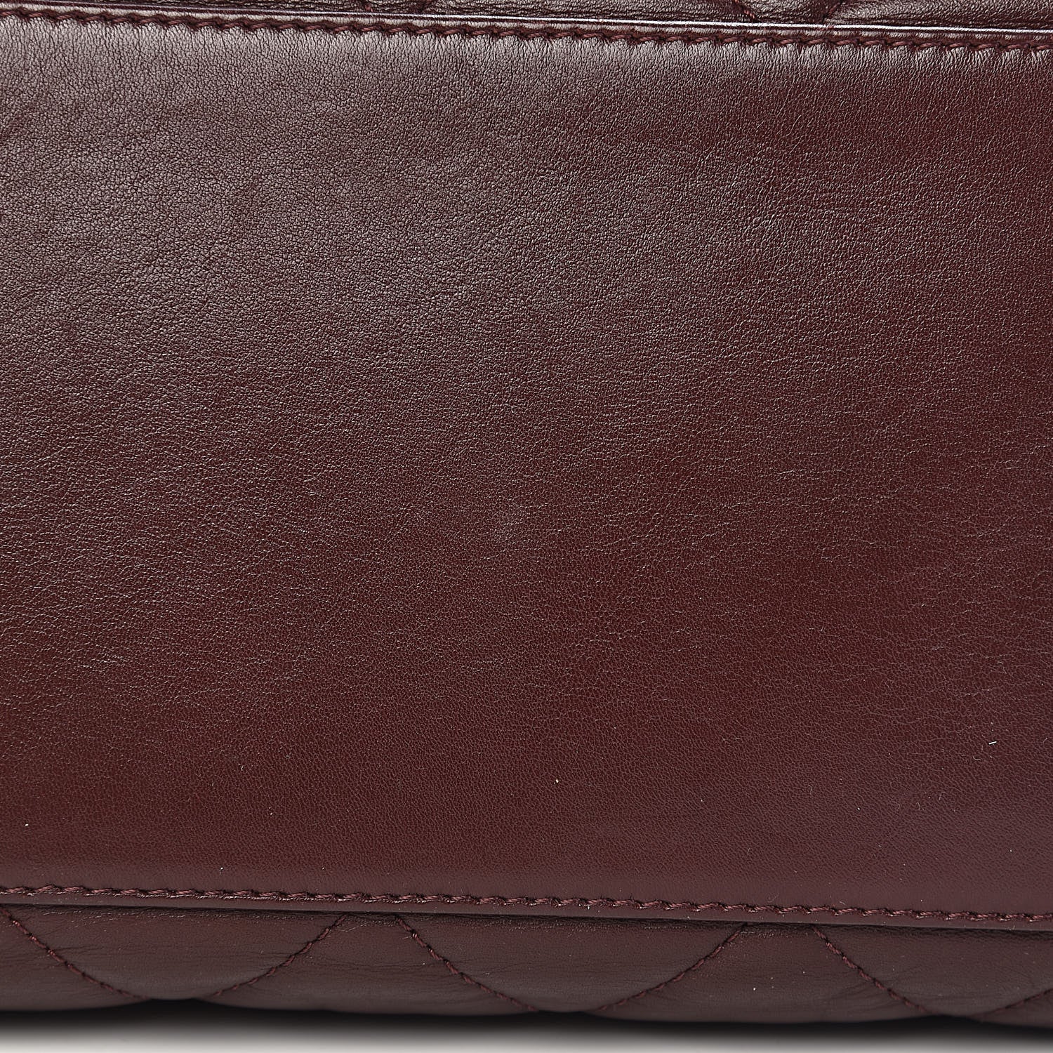 Chanel Calfskin Quilted Medium Soft Elegance Tote Burgundy 10 of 11