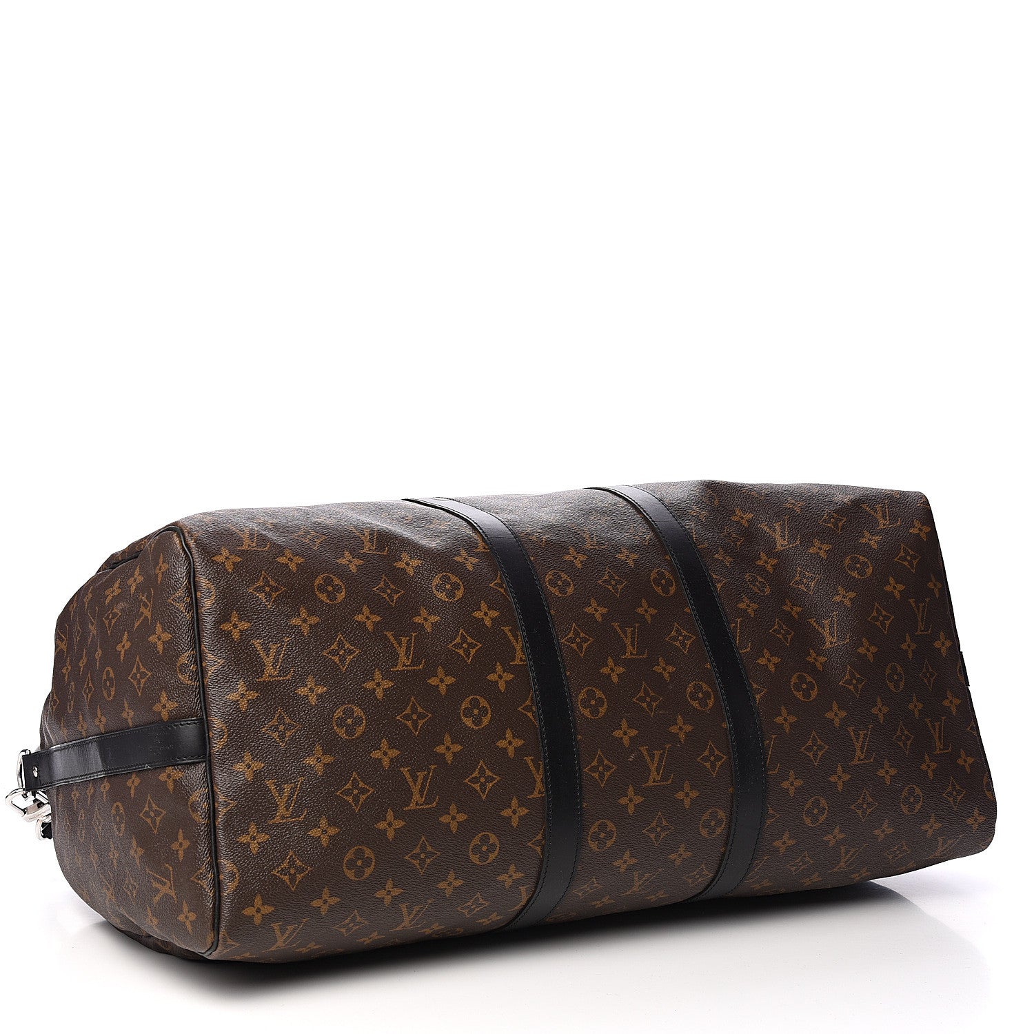 Louis Vuitton Monogram Macassar Keepall Bandouliere 55 3 of 9