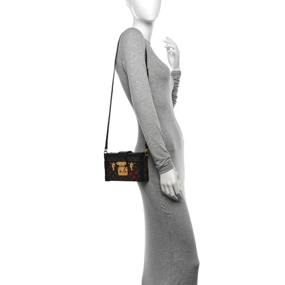 Louis Vuitton Monogram Petite Malle Black 2 of 12
