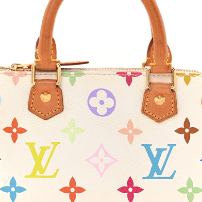 Louis Vuitton Monogram Multicolor Mini Sac HL Speedy White 7 of 11