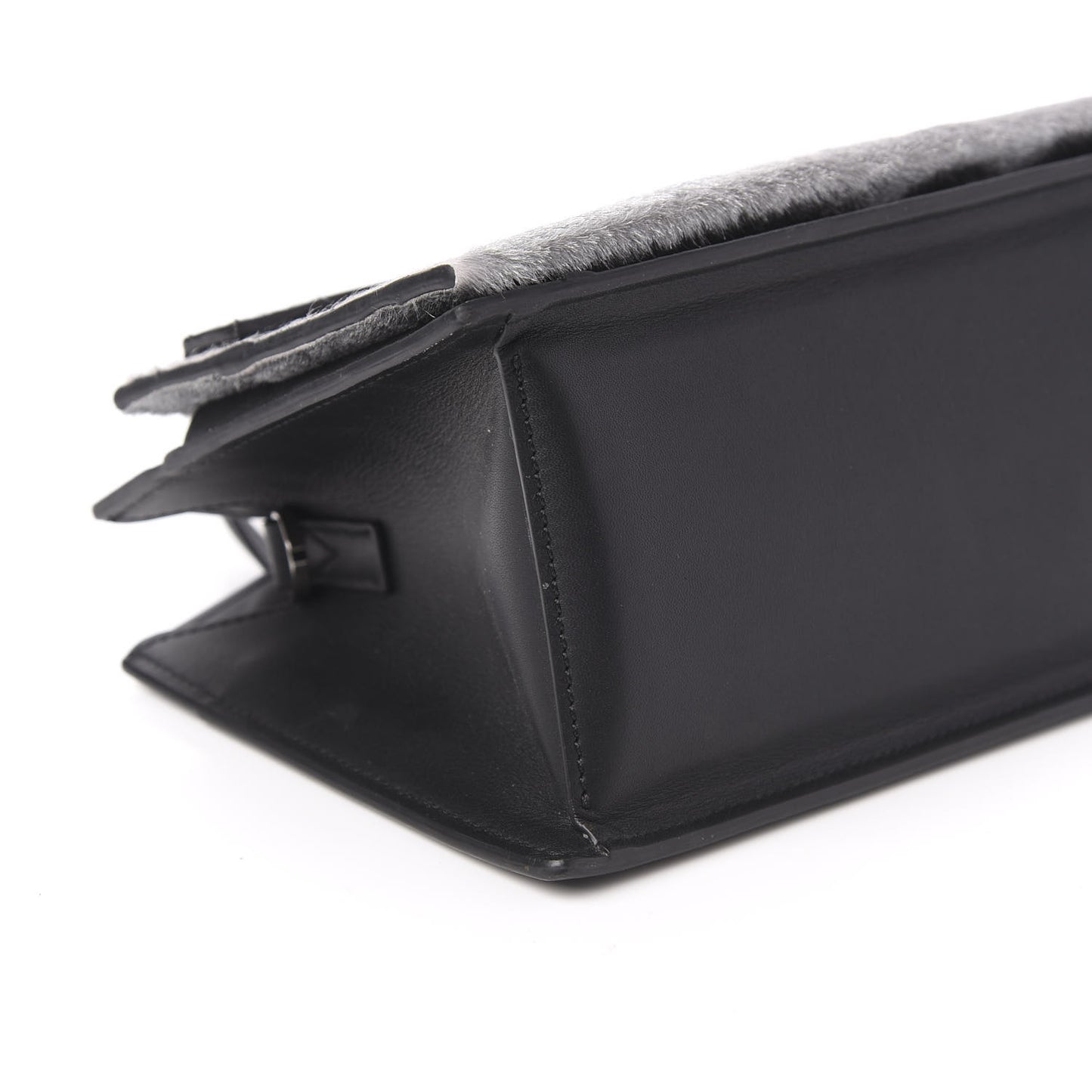 Calfskin Lux Calf Hair Mini Milano Tote Black