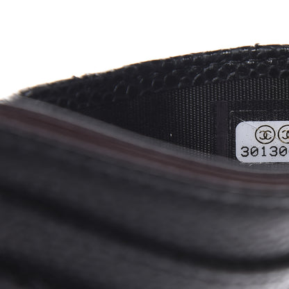 Chanel Caviar Quilted Card Holder Black 8 of 9